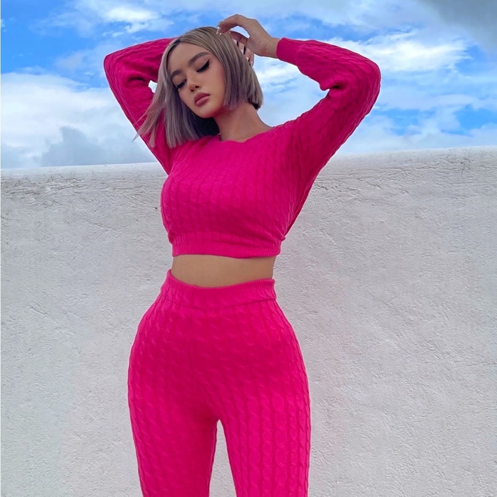Fashion nova sweater set 1X 🩷🩵